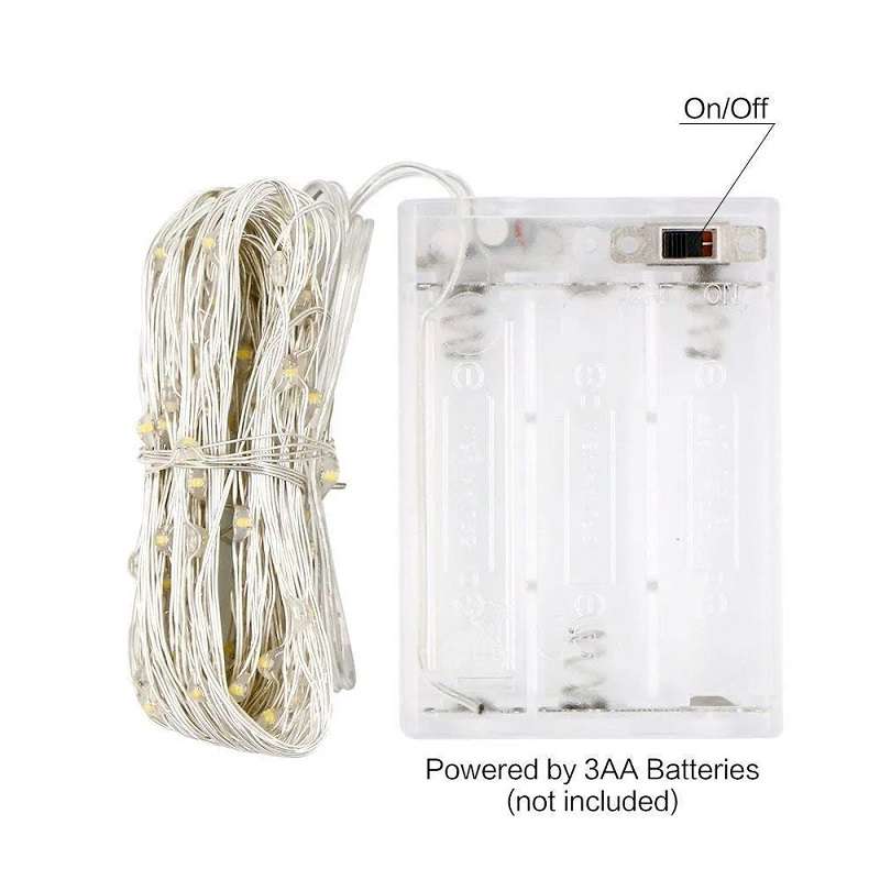 ZYF-92 Copper Wire  Battery Operated Fairy Light RGB 10M
