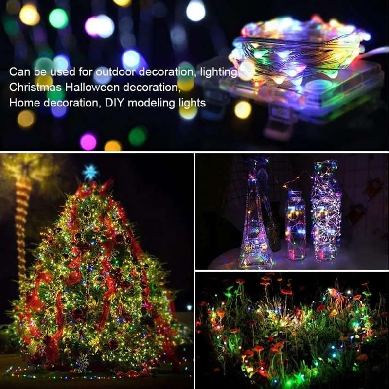 ZYF-92 Copper Wire  Battery Operated Fairy Light RGB 10M