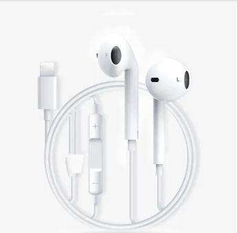 Super E JH-103-B Wired Earphones Lightning Headphone With Microphone Stereo In Ear