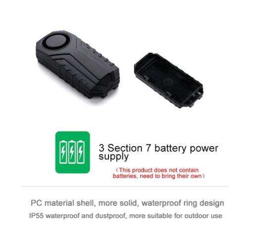 XF000051 Motorbike And Bicycle Anti Theft Alarm