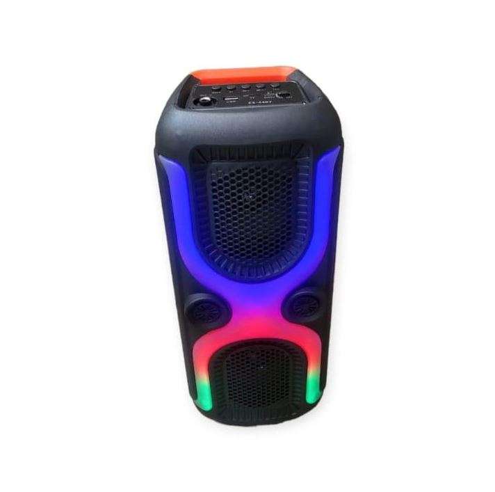 CS-4407 RGB Bluetooth Speaker With Microphone Line In USB &, TF Playback + FM Radio Type C Charger