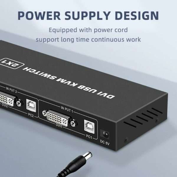 XF0516 DVI KVM Switch 2×1