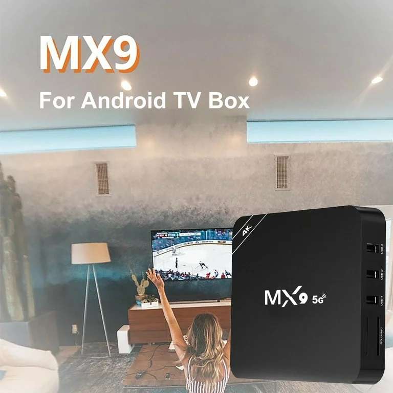 MX9 Andorid 13.1 4K TV Box 4GB + 64GB
