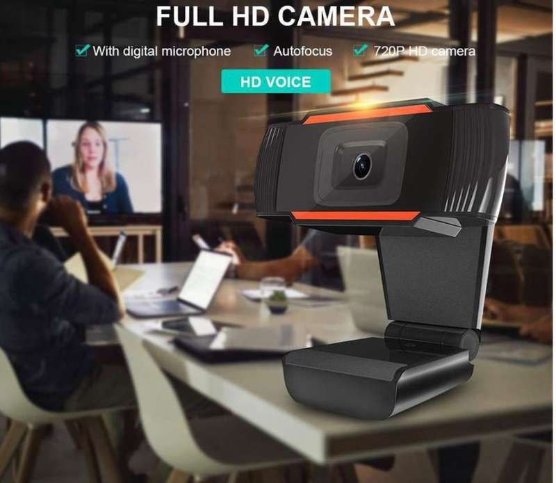 X11 HD 720P Driverless USB Webcam for Desktop With Built-in Microphone