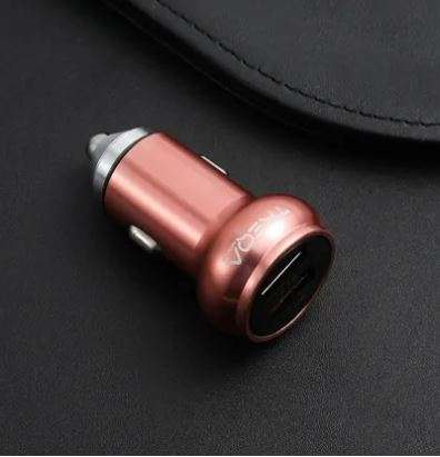 Treqa CC-313 Auto ID Dual USB Port Car Charger 5V 3.1A