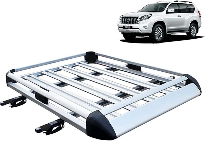 JG127 Double Aluminum Alloy Square Tube Roof Rack 127cm x 90cm