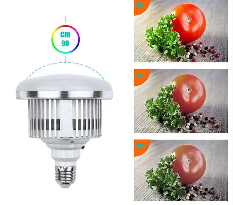 SE-108 Photographic Lighting LED E27 Bulbs With Remote Control Remote 85W