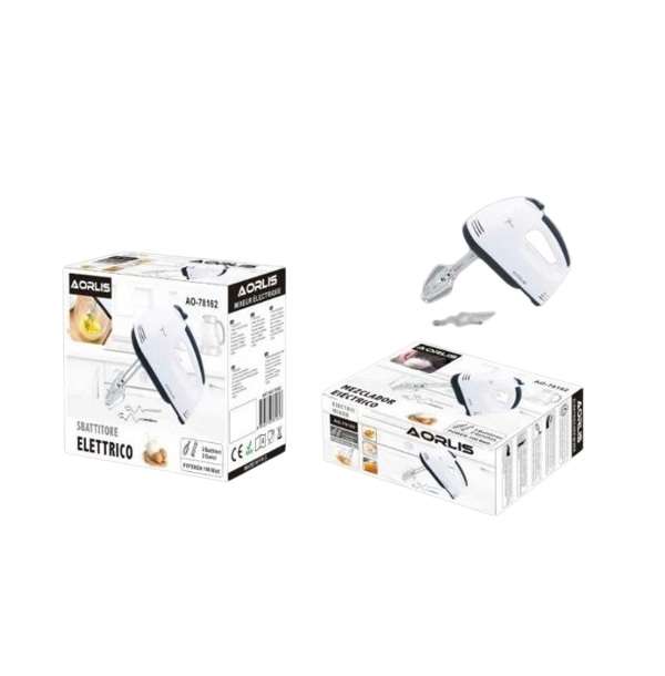 Aorlis AO-78162 Electric Hand Mixer 100W 7 Speed Adjustment