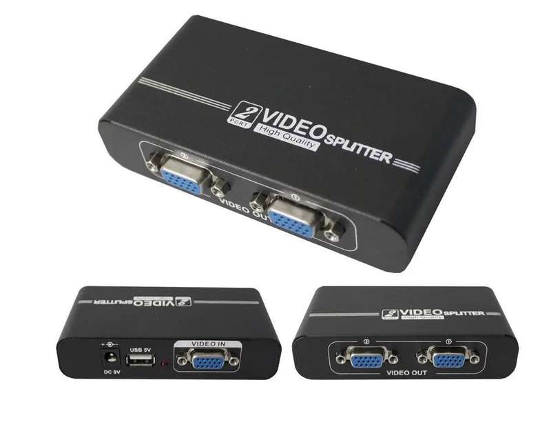 102A 2 Port VGA Splitter  550MHz