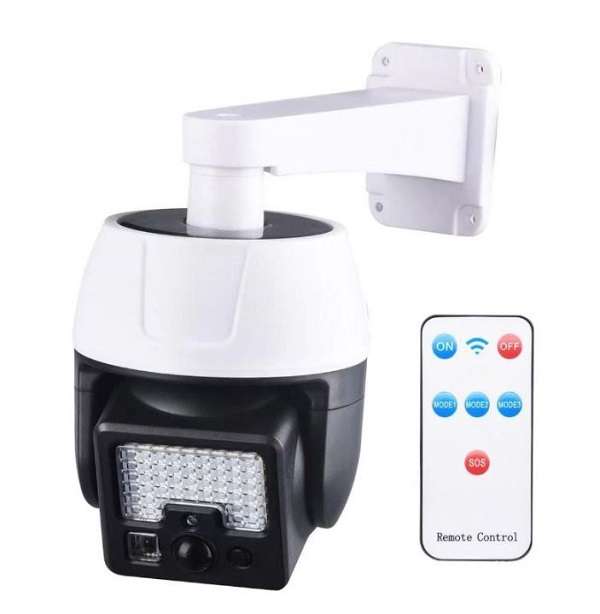 Aerbes AB-TY123 Solar Powered Dummy Camera 44 SMD LED Light With Remote Control