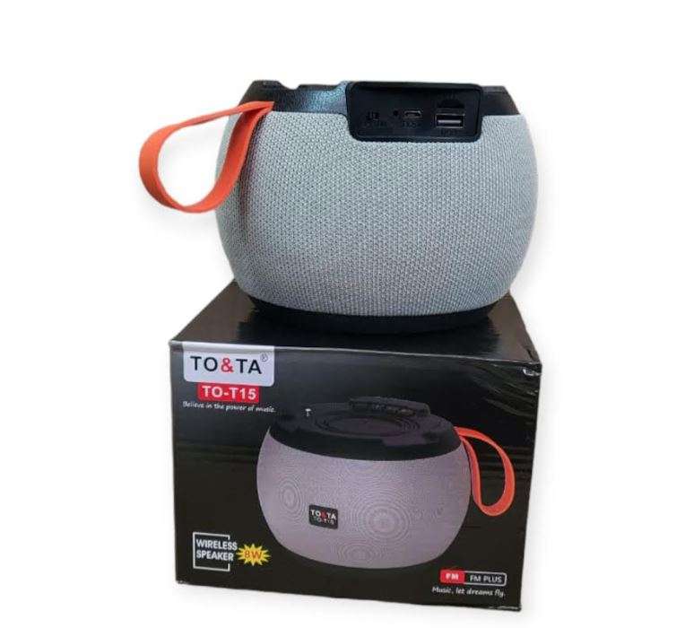TO-T15 TWS Bluetooth Speaker With FM Radio, USB And Micro SD Card Playback 8W