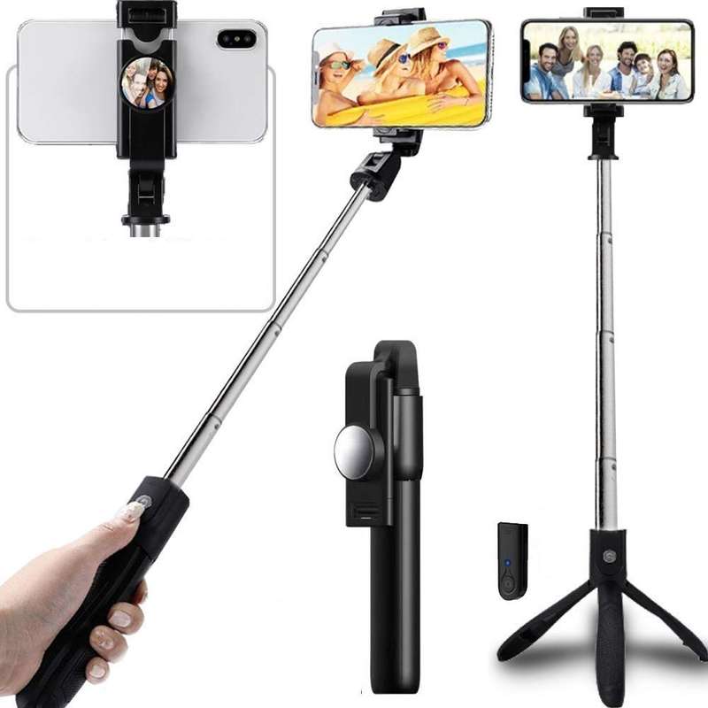 Ananas AS-50425 Bluetooth Selfie Stick Integrated Tripod For IOS And Android K10