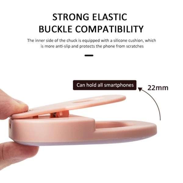 S-10 Selfie Cellphone Clip With Adjustable Mini Ring Light