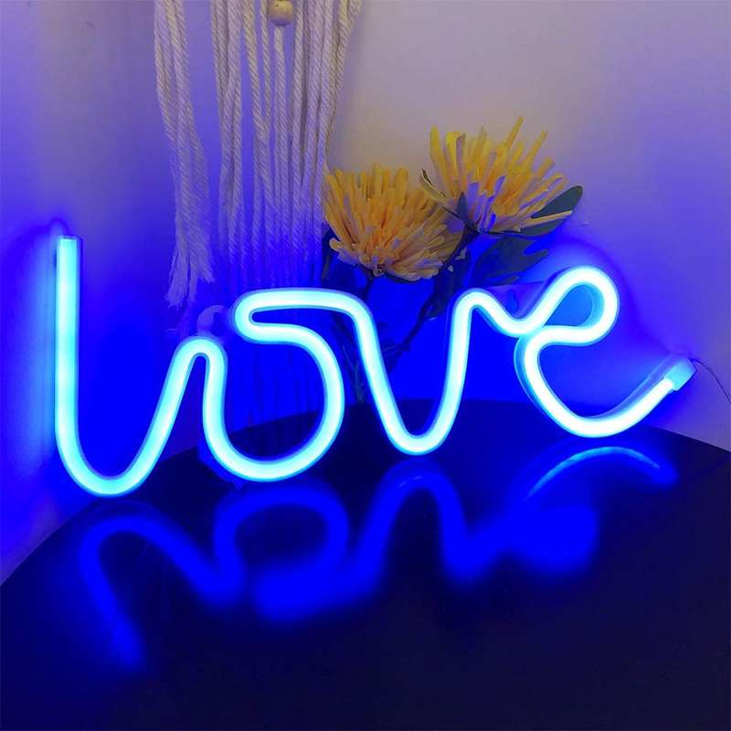 FA-A1 Love Neon Sign Lamp For Wall Decor USB And Battery Operated
