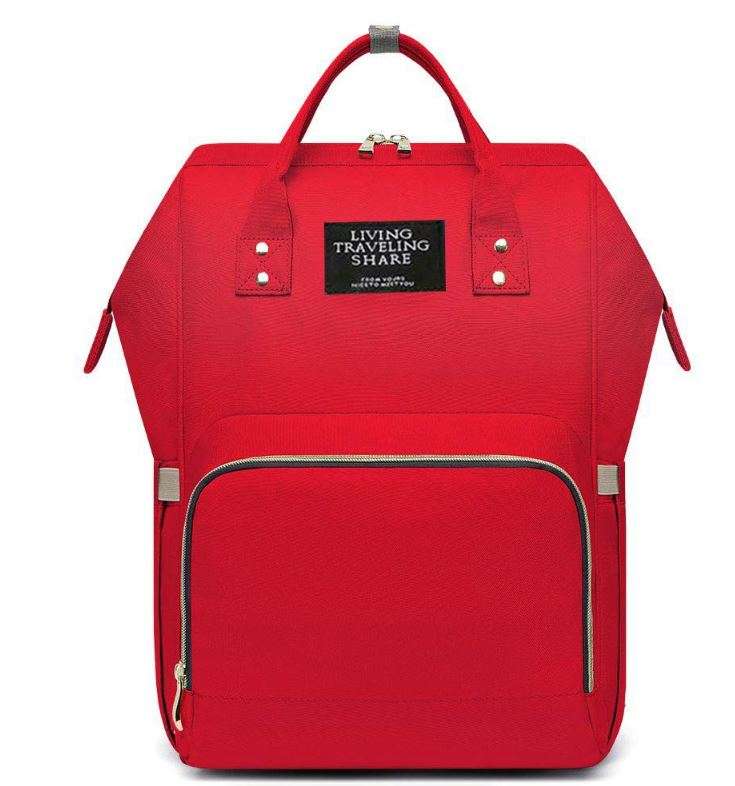 XF0758 15Mummy Diaper Bag Pack Large Capacity Waterproof With  Hiden Pockets