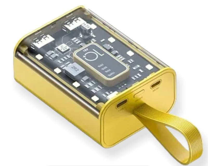 Treqa TR-955 10000mah Transparent Power Bank