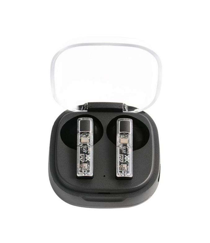 AS-50274 TWS Wireless Bluetooth Clear Headphones With Charging Case