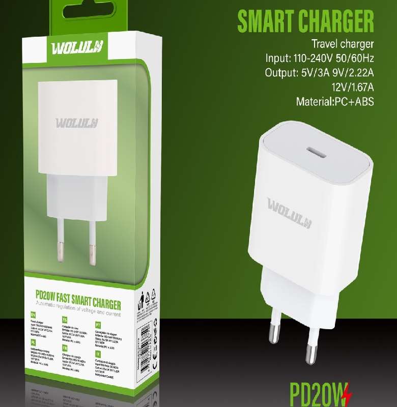 Wolulu AS-51375 PD 20W Wall Charger