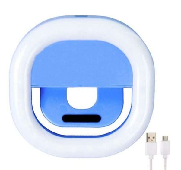 S-10 Selfie Cellphone Clip With Adjustable Mini Ring Light