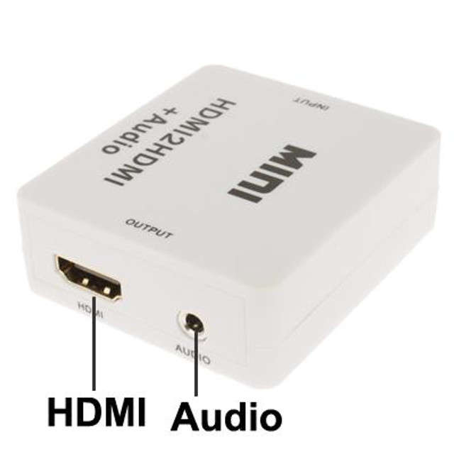 HDMI To HDMI Mini + Audio Decoder Adapter