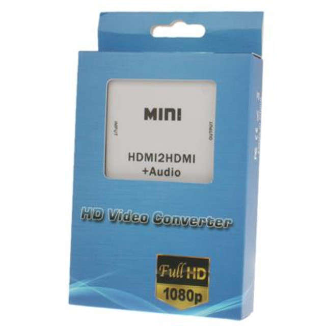 HDMI To HDMI Mini + Audio Decoder Adapter