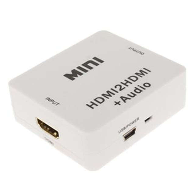 HDMI To HDMI Mini + Audio Decoder Adapter