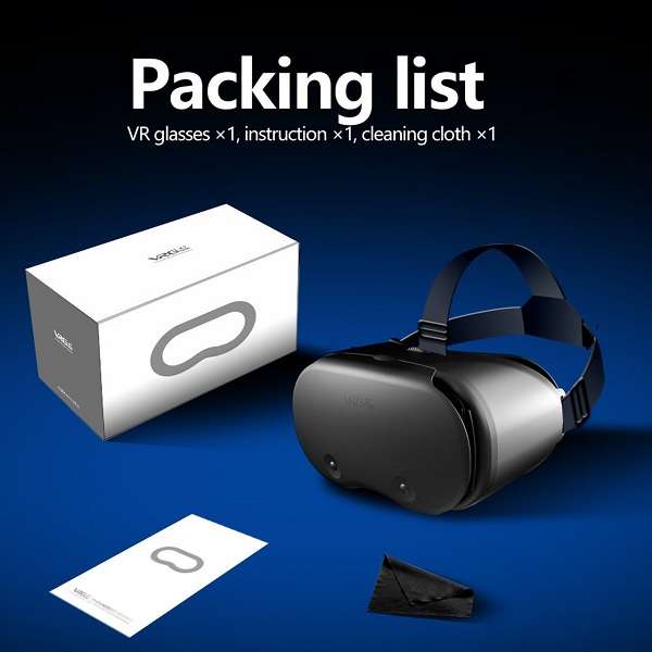 VRG Pro X7 VR Glasses Virtual Reality Wide Angle For 5 To 7 Inch Smartphone