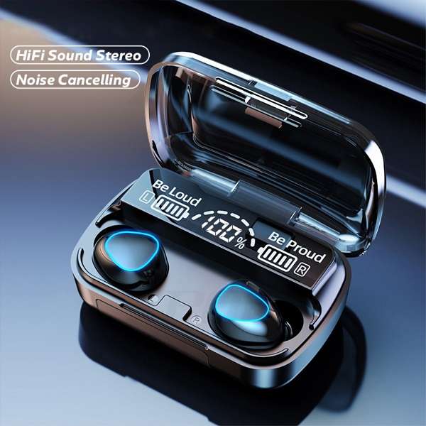 M10 TWS wireless Bluetooth V5.3 Earphones With 1200Mah Battery