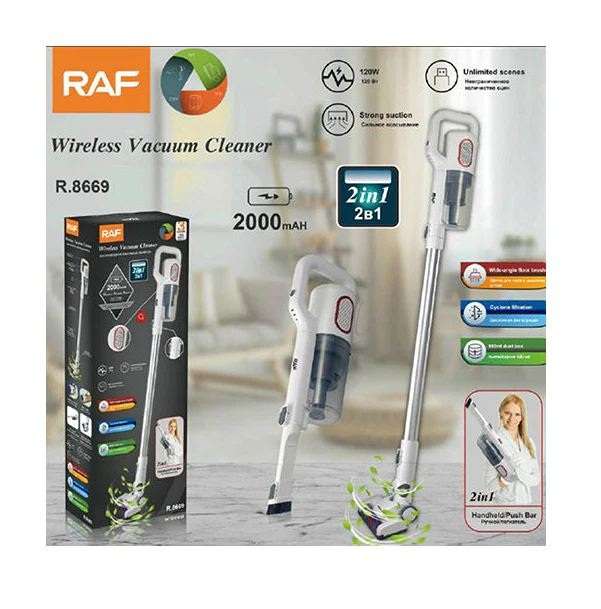 RAF R.8669 Wireless Vacuum Cleaner 2 In 1