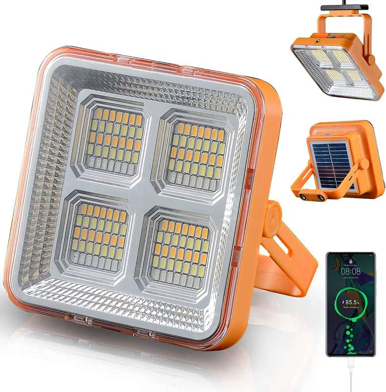 FA-D6 USB Rechargeable Solar Power LED Work Light 200W