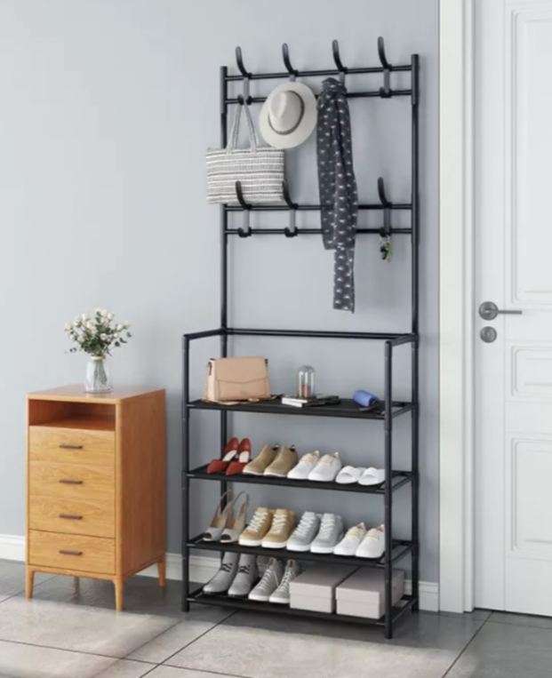XF0868 TW4-65 Mutli-functional 4-Tier Hat & Shoe Rack