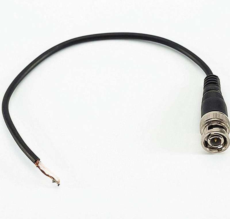 XF0574 BNC Connector Plug Male Tail Line 50PCS