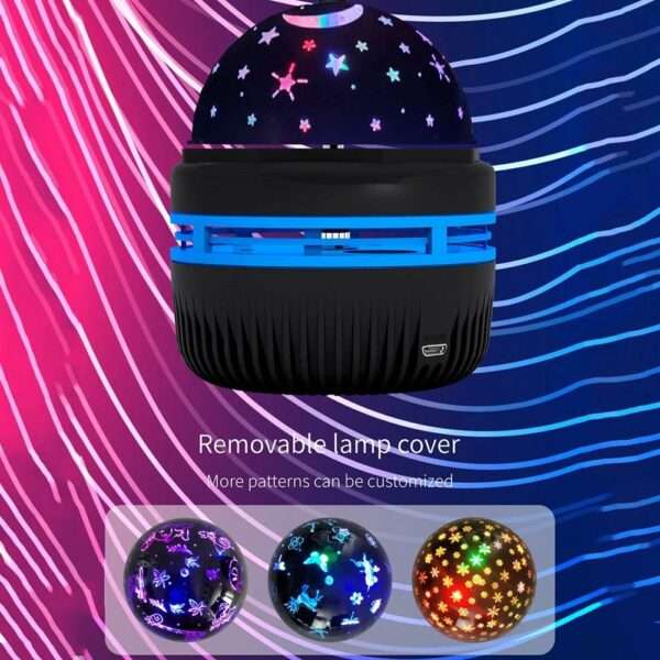 Q6 Rotating Starry Sky Projector Lights Magic Ball LED Projection Lamp