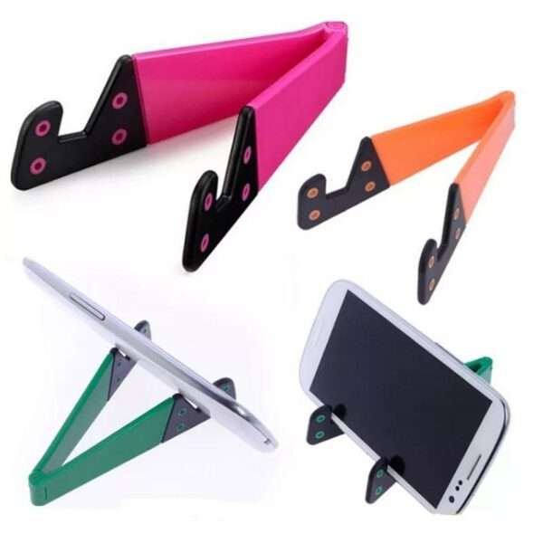 V-Type Folding 9 inch Phone Tablet Holder adjustable angle Desktop Tablet Phone Stand
