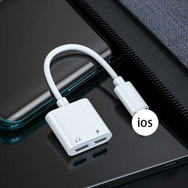 Aerbes AB-S663-i 2-in-1 IOS to IOS + IOS Adapter Cable