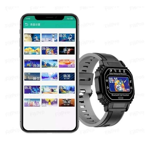 B2 Smart Watch BT Call Compatible Heart Rate Fitpro App