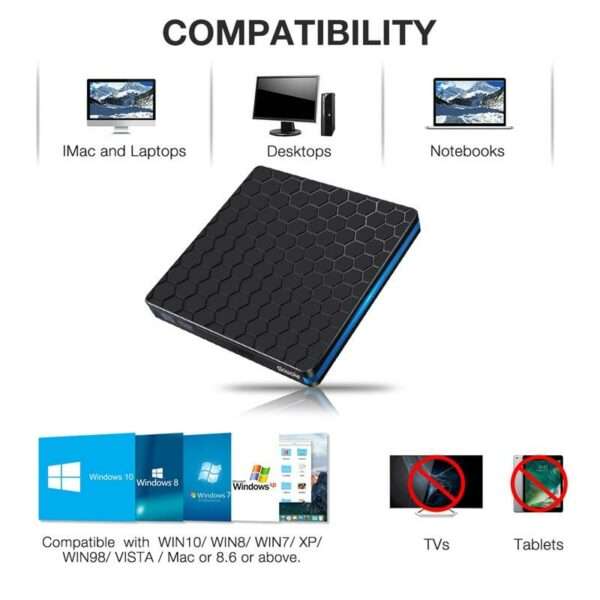 Type-C External DVD Drive USB 3.0