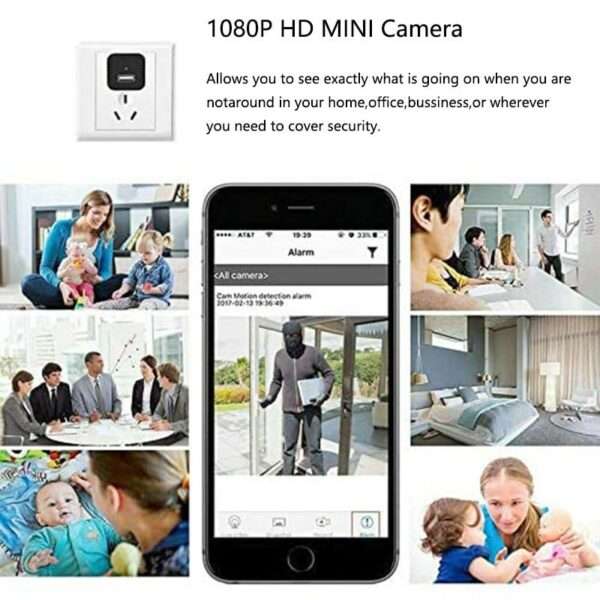 Spy USB Charger Camera Power Adapter With Micro SD Card Slot
