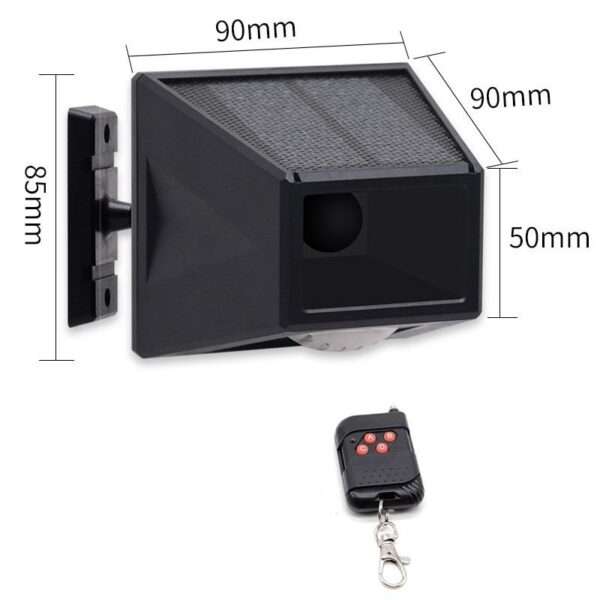 Remote Controlled Solar Alarm Lamp