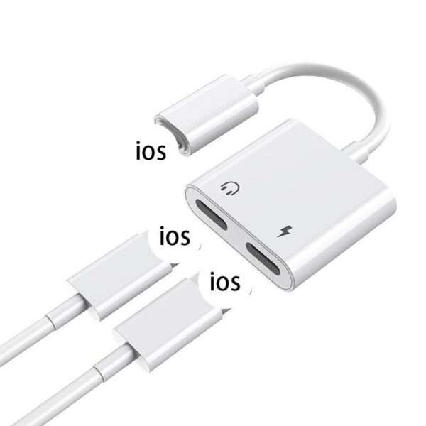 Aerbes AB-S663-i 2-in-1 IOS to IOS + IOS Adapter Cable