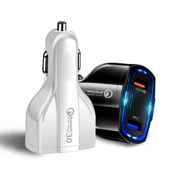 LY-05 35W USB QC3.0 + PD + USB 3.5A Fast Car Charger
