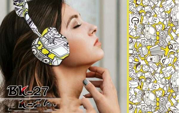 BK-27 Bluetooth 5.1 Graffiti Headphones