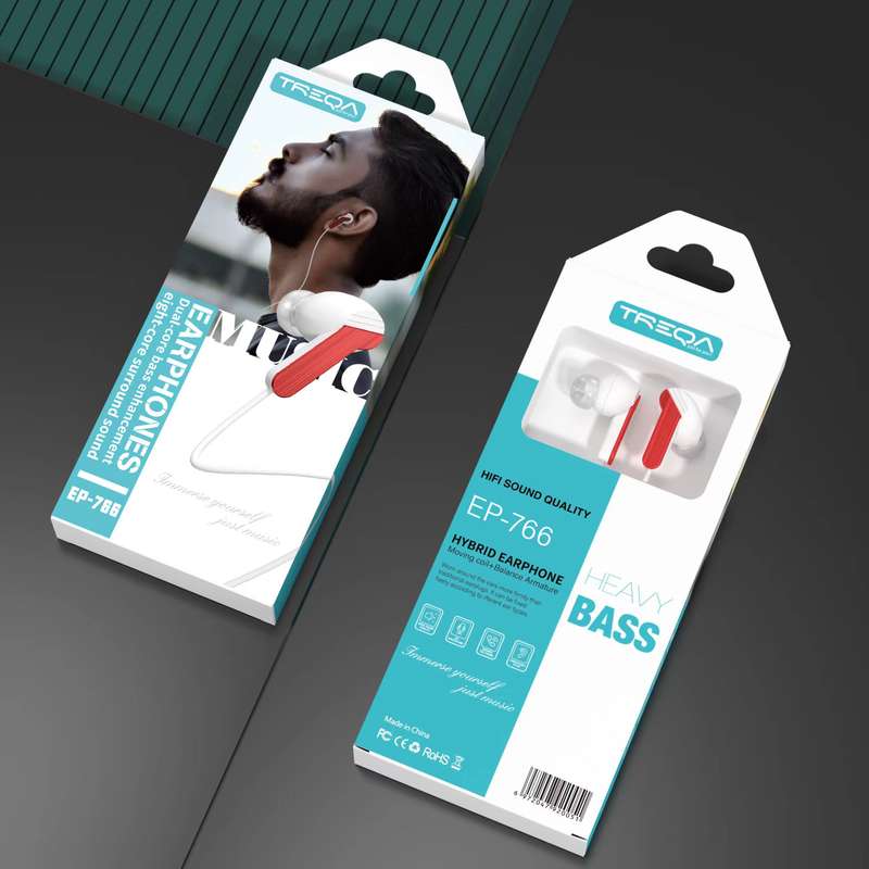 Treqa EP-766 3.5mm Wired Earphones