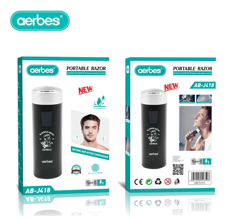 Aerbes AB-J418 Portable Electric Shaver