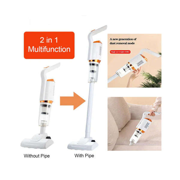 HY-118 USB Rechargeable Cordless Vacuum Cleaner With 2000mAh Battery