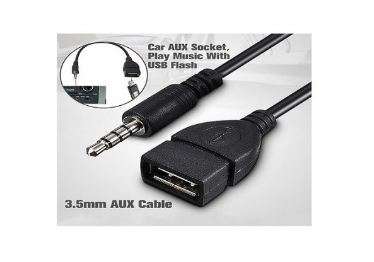 SE-L213 3.5mm Male AUX To USB Female Cable 1.5M