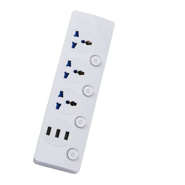 Treqa PL-507 Power Socket 3000W with 2m Cable