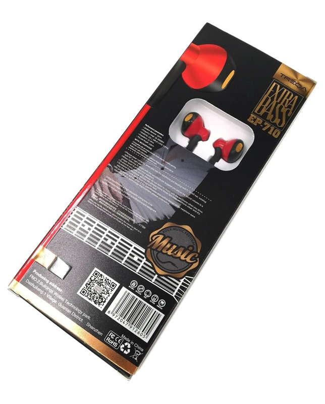 Treqa EP-710 Wired In Ear Earphones 3.5mm