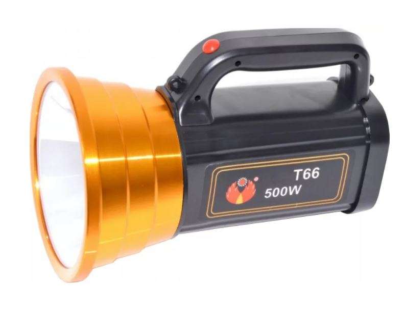 TD-T66-P70 LED Laser Flashlight 500W Rechargeable Searchlight