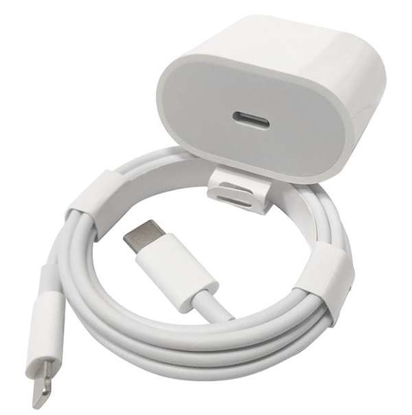 C-IOS SE 20W PD Charger Head With Type C To Lightning Cable